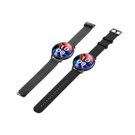 SPC 9652N Smartwatch Smartee Duo Classic AMOLED 1.43", Llamadas Bluetooth, Frecuencia Cardíaca, Oxígeno, IP68, 8 Días, 2 Correas, Negro