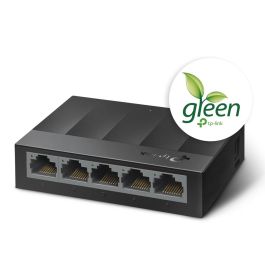 Tp-Link LS1005 Switch 5 Puertos Gigabit 10/100/1000Mbps, Tecnología Green Ethernet, Sin Ventilador