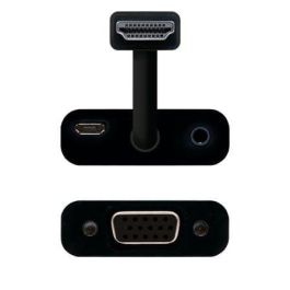 Adaptador HDMI a SVGA con Audio NANOCABLE 10.16.2001-BK Adaptador HDMI a SVGA con Audio NANOCABLE 10.16.2001-BK