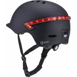 Youin Casco Inteligente Homologado para Patinete y Bicicleta, LED Intermitente, Mando a Distancia Bluetooth, Talla 58-61 cm, Negro Precio: 47.49999958. SKU: S0438281