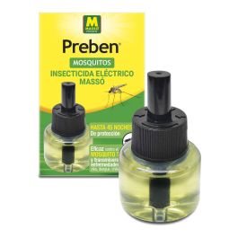 Massó Recambio insecticida para mosquitos eléctrico 33 ml, eficaz contra mosquito tigre, compatible con elektro3 06574 - preben 231603