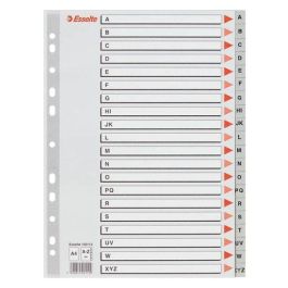Esselte Abecedario Separador Multitaladro A-Z, Polipropileno A4, gris con carátula índice, cartón color Precio: 5.50000055. SKU: B1KNRNLC65