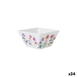 Bol para Aperitivos La Mediterránea Flores 13 x 13 x 7 cm (24 Unidades) Precio: 45.50000026. SKU: B1HBMTX5V4