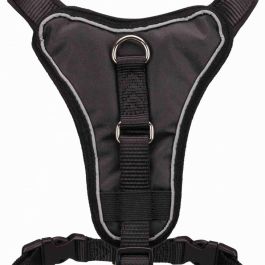 Arnés para Perro Trixie Premium Negro S/M