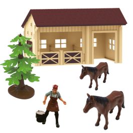 Tachan Set Granja 7 Pzas T01050 con Tractor, Vacas, Luces y Sonidos para Niños +3 Años