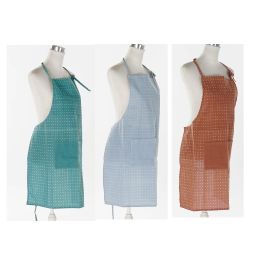 Delantal con Bolsillo DKD Home Decor Marrón Turquesa Poliéster Algodón Verde Azul cielo (70 x 0.5 x 80 cm) (3 pcs) Precio: 2.8900003. SKU: B16QVTE4ZV