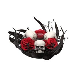 Decoración para Halloween 30 x 30 x 10 cm Calavera Portavelas Calaveras Precio: 10.69000031. SKU: B18E7TF3XT