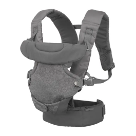 Infantino Portabebé Flip Ergonómico 4 en 1 Gris de 3,6 a 14,5 kg
