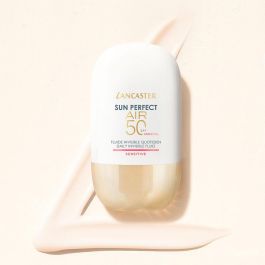 Lancaster Sun Perfect AIR MINERAL Fluido Invisible Diario SPF50 40 ml - Protección Solar Alta para Piel Sensible, Sin Fragancia