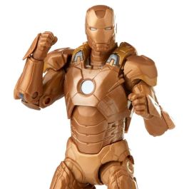 HASBRO Blister 2 figuras Happy Hogan & Iron Man Mark XXI Iron Man 3 The Infinity Saga Marvel 15cm Articuladas con Accesorios