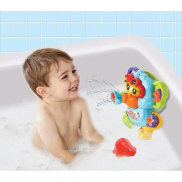 Vtech Baby Lancelot, el Elephant'eau - Juguete de baño que rocía agua para niños de 1 a 5 años