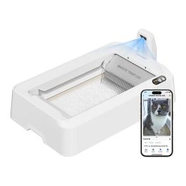 Petkit Purobot Crystal DUO-EU - Arenero Automático para Gatos, Blanco, Plástico, Fácil de Limpiar Precio: 252.95000027. SKU: B1HRD3CBAT