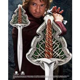 The Noble Collection Espada Dardo de Bilbo, El Hobbit, Acero, Réplica tamaño real 55 cm con expositor de pared The Noble Collection Espada Dardo de Bilbo, El Hobbit, Acero, Réplica tamaño real 55 cm con expositor de pared Precio: 129.59000054. SKU: B1ESXMKMNQ
