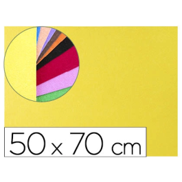 Liderpapel Goma Eva Textura Toalla Amarillo 50x70cm Espesor 2mm 60g/m2 Precio: 25.69000005. SKU: B1D758HT6M