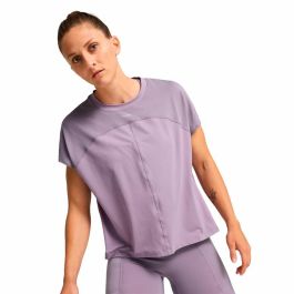 Camiseta de Manga Corta Mujer Puma Cloudspun Mix Lavanda