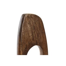 DKD Home Decor Decoracion Moderno Marron Abstracto Mango y Metal 6 x 44 x 17 cm (4 Unidades)