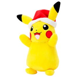 JAZWARES Peluche Pikachu Navidad Pokémon 20cm
