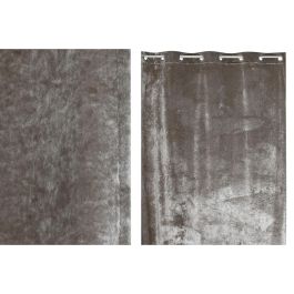 Cortina Urban DKD Home Decor Gris Claro 260 x 140 cm