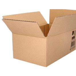 Caja Para Embalar Q-Connect Americana Ultrarresistente Carton Reciclado Canal Doble 7 mm Color Kraft 450x375x280 mm 15 unidades