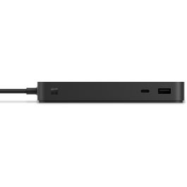 Microsoft Surface Thunderbolt 4 Dock Negro con Hub, 3 Puertos USB 3.2 Gen 2, 3 Puertos Thunderbolt 4, Ethernet 2500 Mbit/s