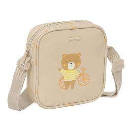 Bolso Bandolera Safta Oso Beige 16 x 18 x 4 cm Bolso Bandolera Safta Oso Beige 16 x 18 x 4 cm