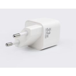 CoreParts 33W USB-C Nano Single Port Charger, GaN Technology 5V2A-20V1.5A USB PD Plug: USB-C EU Wall, White Color - Compatible with all brands of Tablets and mobile devices CoreParts 33W USB-C Nano Single Port Charger, GaN Technology 5V2A-20V1.5A USB PD Plug: USB-C EU Wall, White Color - Compatible with all brands of Tablets and mobile devices