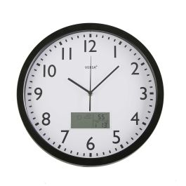 Reloj Meteo Negro 35 cm Minimal - Versa (2 Unidades) Precio: 42.69000032. SKU: B1H2F5YG34
