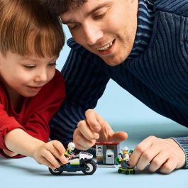 Lego City 60455 Persecución en motocicleta policial Set de Construcción para Niños de 4 Años en Adelante