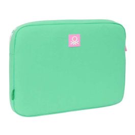 Funda para Portátil Benetton Mint Verde 15,6'' 39,5 x 27,5 x 3,5 cm