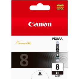 Canon CLI-8Bk Tinta Negra para Impresoras Canon Ix 4000-5000, Ip 4200-5200-5200R-6600D-4300-5300-4500-6700D Mx 700-850 - Pro 9000 - Mp 500-800-830-530-600-610 Precio: 14.95000012. SKU: S0400304