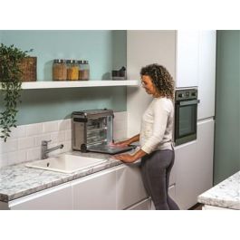 Ninja SP101EU Minihorno de Sobremesa 8 en 1 Vertical Compacto con Tecnología Digital Crisp y Aire Caliente - Ideal para Cocinas Pequeñas