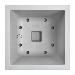 Elho ELH8711904499280 Jardinera Vivo Next Square 30 Gris, Ø 30 x H 29 cm, interior/exterior, 100% reciclado