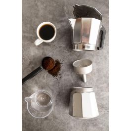 Quttin Cafetera de Aluminio para 9 Servicios con Inducción (6 Unidades)