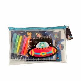 Inca Estuche Espacio Lote 13 pz Vuelta al Cole Set Papelería con Cuaderno, Bolígrafo, Marcadores, Grapadora y Más Ideal Regalo Precio: 14.49999991. SKU: B19KCDZC6P