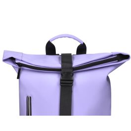 Cartera Antartik Mochila Waterproof Enrollable Diseño Casual Color Lavanda 480x130x280 mm