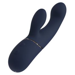 Vibrador Doble Estimulación Dream Toys Goddess Collection Azul Vibrador Doble Estimulación Dream Toys Goddess Collection Azul