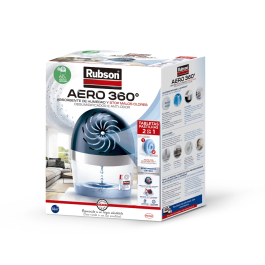 Rubson Deshumidificador Aero 360 450 g para Exceso de Humedad y Condensación Precio: 17.69000035. SKU: S7903282