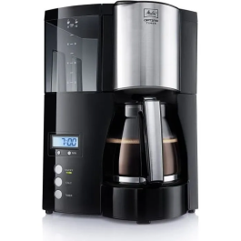 Melitta 100801 Optima Timer Cafetera con Filtro Programable - Negro - 8-12 Tazas, Programable, Descalcificación Automática, 850W Precio: 85.49999997. SKU: B1543BT8F3