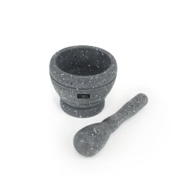 Quttin Mortero con Mazo de Plástico, 11 x 9 cm (12 Unidades)