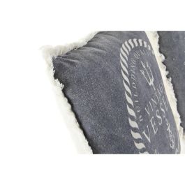 Cojin Mediterraneo DKD Home Decor Azul Blanco 10 x 45 x 45 cm (2 Unidades) Cojin Mediterraneo DKD Home Decor Azul Blanco 10 x 45 x 45 cm (2 Unidades)