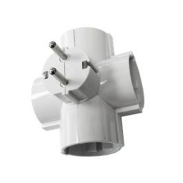 Edm Clavija 4 Tomas T/TL Salidas Laterales 4,8mm 16A 250V Blanca (Envasada) Precio: 4.79000038. SKU: S7916712