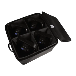 Gator Funda Reforzada Para 4X Par 64 Led Con Ruedas 56x16x61cm