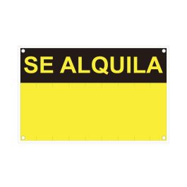 Normaluz Rótulo "Se Alquila" PVC 0.4mm 45x70cm - Amarillo/Negro Precio: 3.95000023. SKU: S7906987