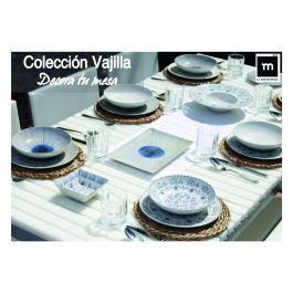 La Mediterranea Plato Postre Blur 20 cm Monaco Brillo