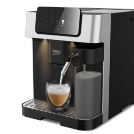Beko CEG7304X Cafetera Automática con Molinillo Integrado, 1350 W, 19 Bares, Pantalla Táctil a Color