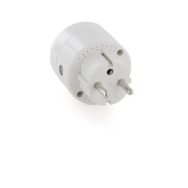 Chacon Mini Toma WiFi On/Off 10A - Programable y Controlable por App My Chacon - Temporizador, Cuenta Atrás, Simulación de Presencia - Blanco - ES