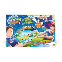 Canal Toys Juego de Agua Kit 2 Jugadores Batalla Agua Dispara hasta 10 Metros Blanco Cambia Color Secado Rápido