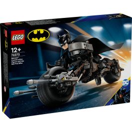LEGO 76273 DC Batman: Minifigura de Batman y motocicleta Bat-Pod para construir