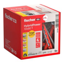 Fischer Taco Hybridpower + Tornillos Avellanados TX40, Ø7x90mm y Ø10x87mm, Caja 10 Uds Precio: 13.50000025. SKU: B1HVPXA675