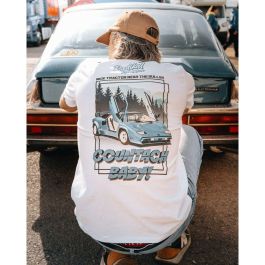 Radikal Revolution RKLCB1052XL Camiseta Estampada Lamborghini Countach 'Nice Tractor Near The Bull' Blanca Talla 2XL Radikal Revolution RKLCB1052XL Camiseta Estampada Lamborghini Countach 'Nice Tractor Near The Bull' Blanca Talla 2XL